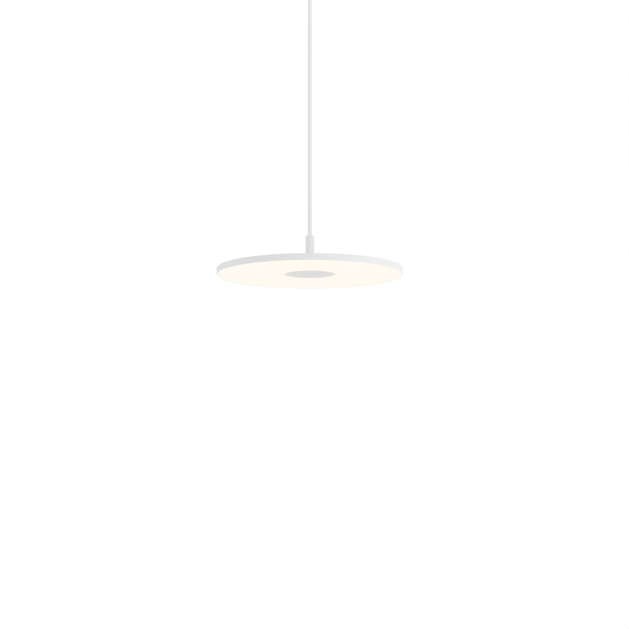 Yurei LED 14 inch Matte White Pendant Ceiling Light